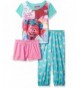 Trolls Girls Poppy 3 Piece Pajama