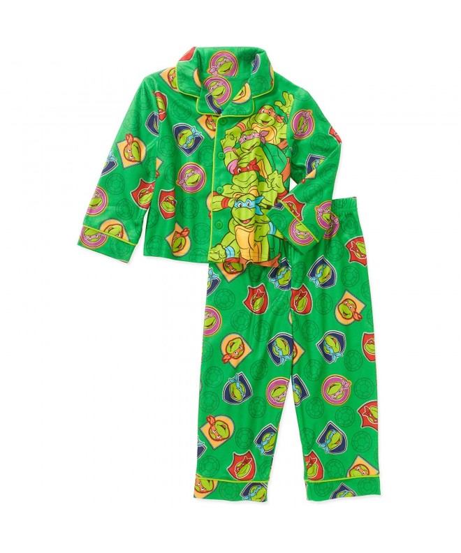 Ninja Turtles Button Flannel Pajama