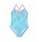 Girls Piece Swimsuit Cross Butterfly