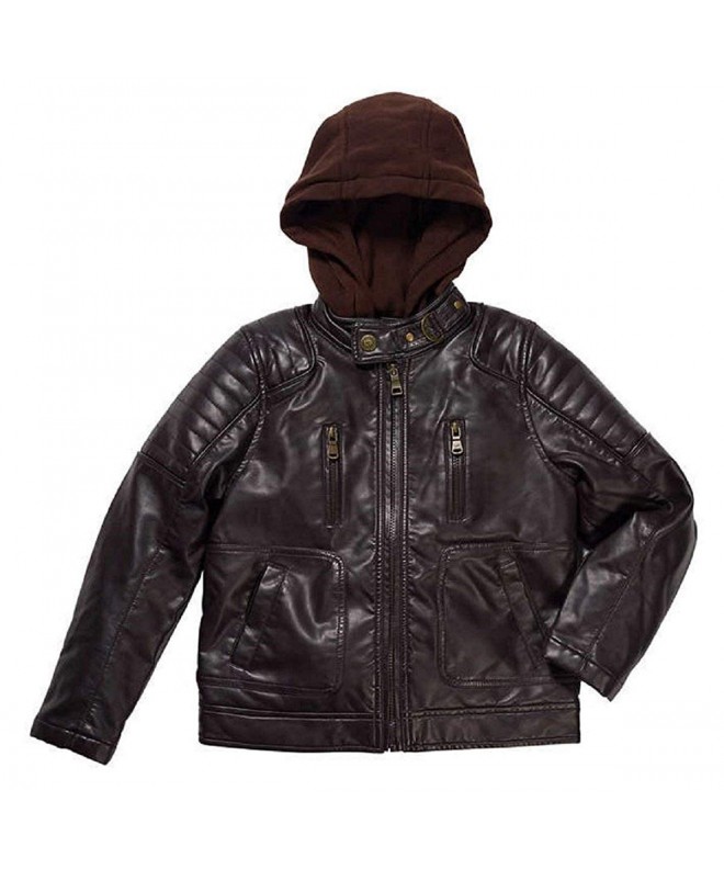 Urban Republic Leather Jacket Brown