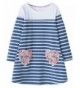 Fiream Toddler Longsleeve Dresses Applique