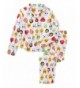 Emoji Movie Girls Button Pajama