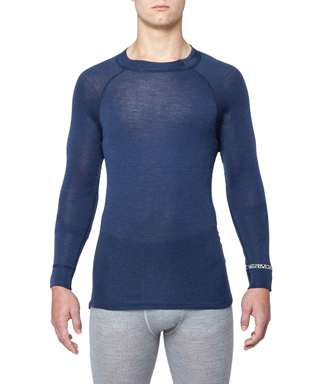Merino Warm/Mens 100% Merino Wool 180GSM Thermal Underwear Shirt ...