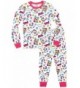 Pikmi Pops Girls Pajamas White