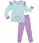 Girls Unicorn Pajamas Cotton Sleepwear