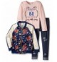 Little Lass Floral Satin Jacket