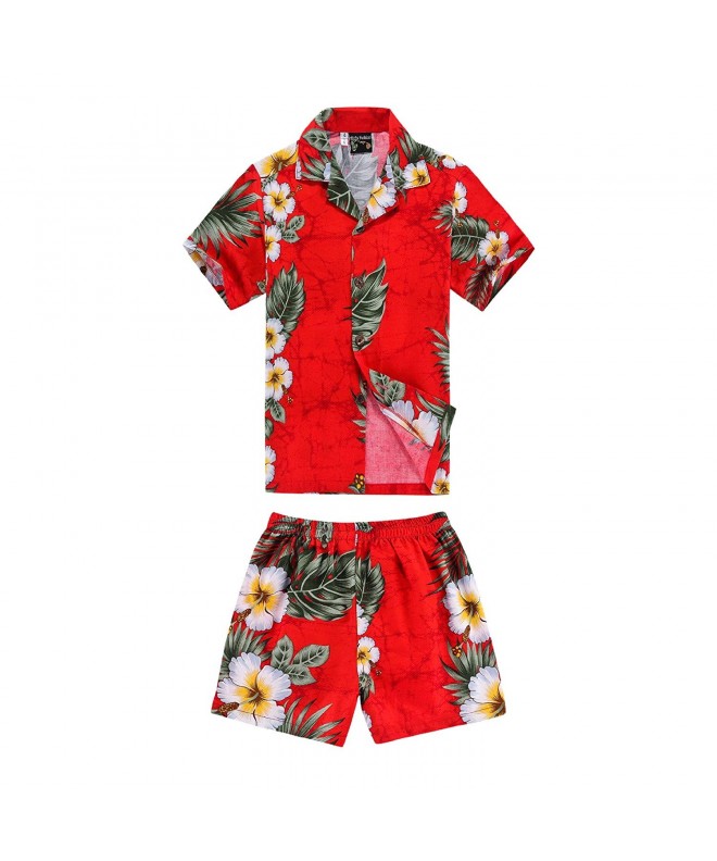 Hawaiian Shirt Shorts Cabana Floral