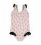 Andy Evan Flamingo Ruffled Swimsuit