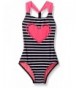 Freestyle Girls Sailor Heart Swimsuit