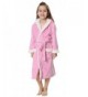 FLYCHEN Hooded Bathrobe Fleece Loungewear