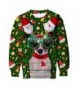 Funnycokid Christmas Fleece Sweatshirt Pullover