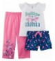 Carters Girls Flamingo Jersey Pajama