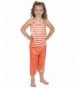 Laura Dare Tangerine Racerback Pajamas