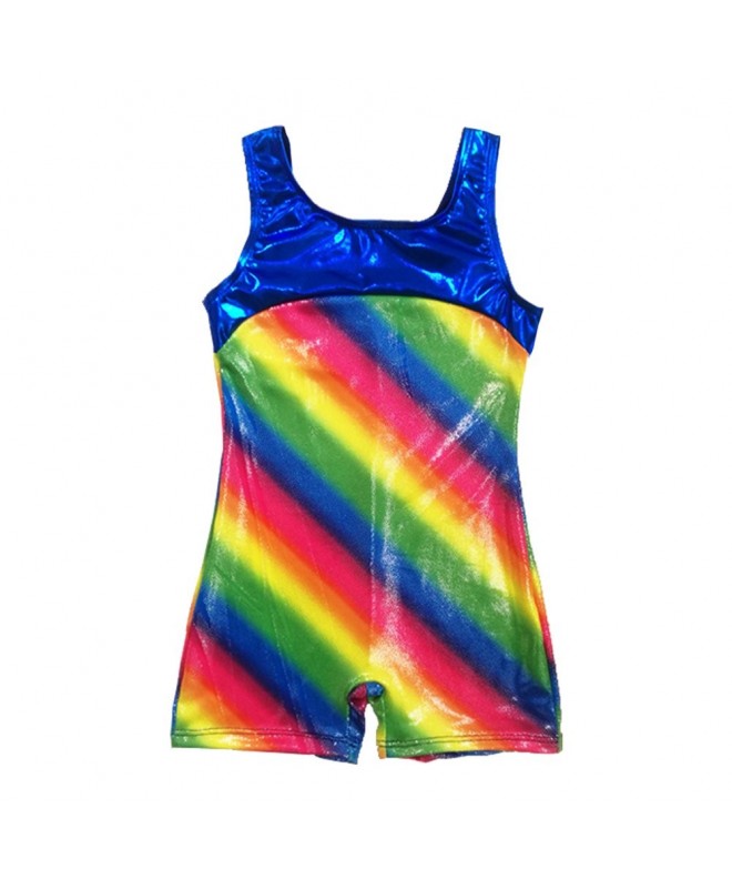 Rainbow Gymnastics Biketard Sparkle Athletic