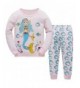 Hugbug Girls Monkey Pajamas 2 7T