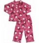 Carters Girls Piece Santa Sleepwear