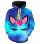 KIDVOVOU Unicorn Sweatshirts Pullover Hoodies