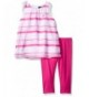 Nautica Girls Stripe Chiffon Legging