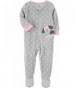 Carters Girls 12M 24M Fleece Pajamas