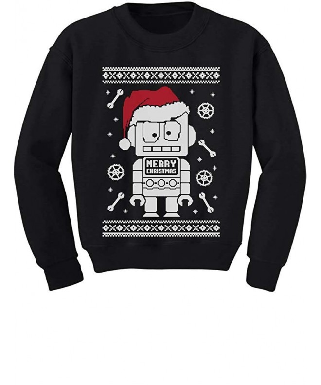 TeeStars Robot Christmas Sweater Sweatshirt