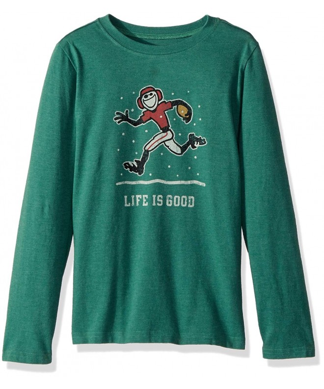 Life Good Sleeve Football T Shirt