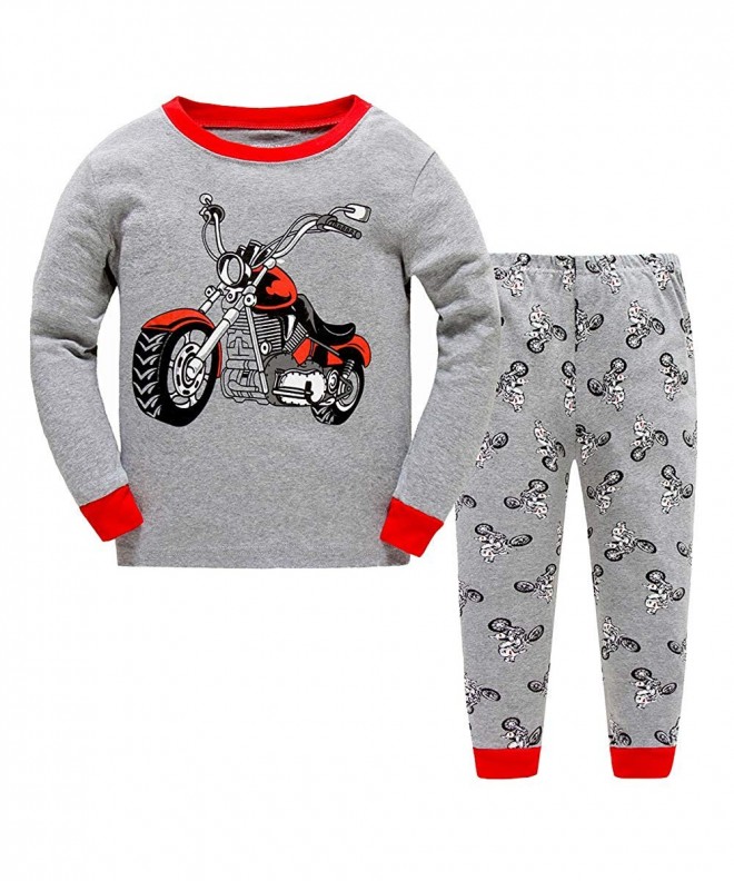 Motorcycle Pajamas Cotton Nightclothes Sleepwear