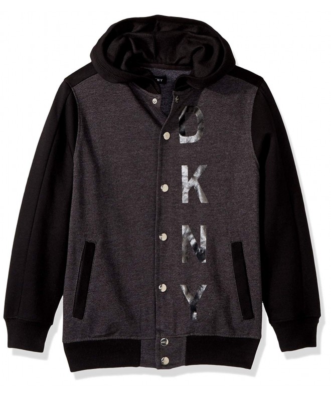 DKNY Front Color Heathered Fleece