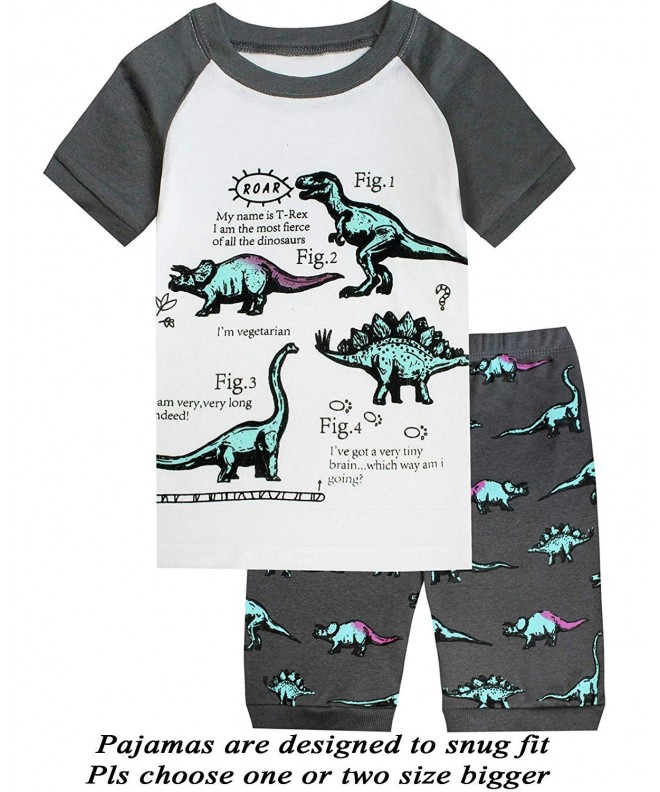 Pajamas Dinosaur Toddler Clothes Sleepwear